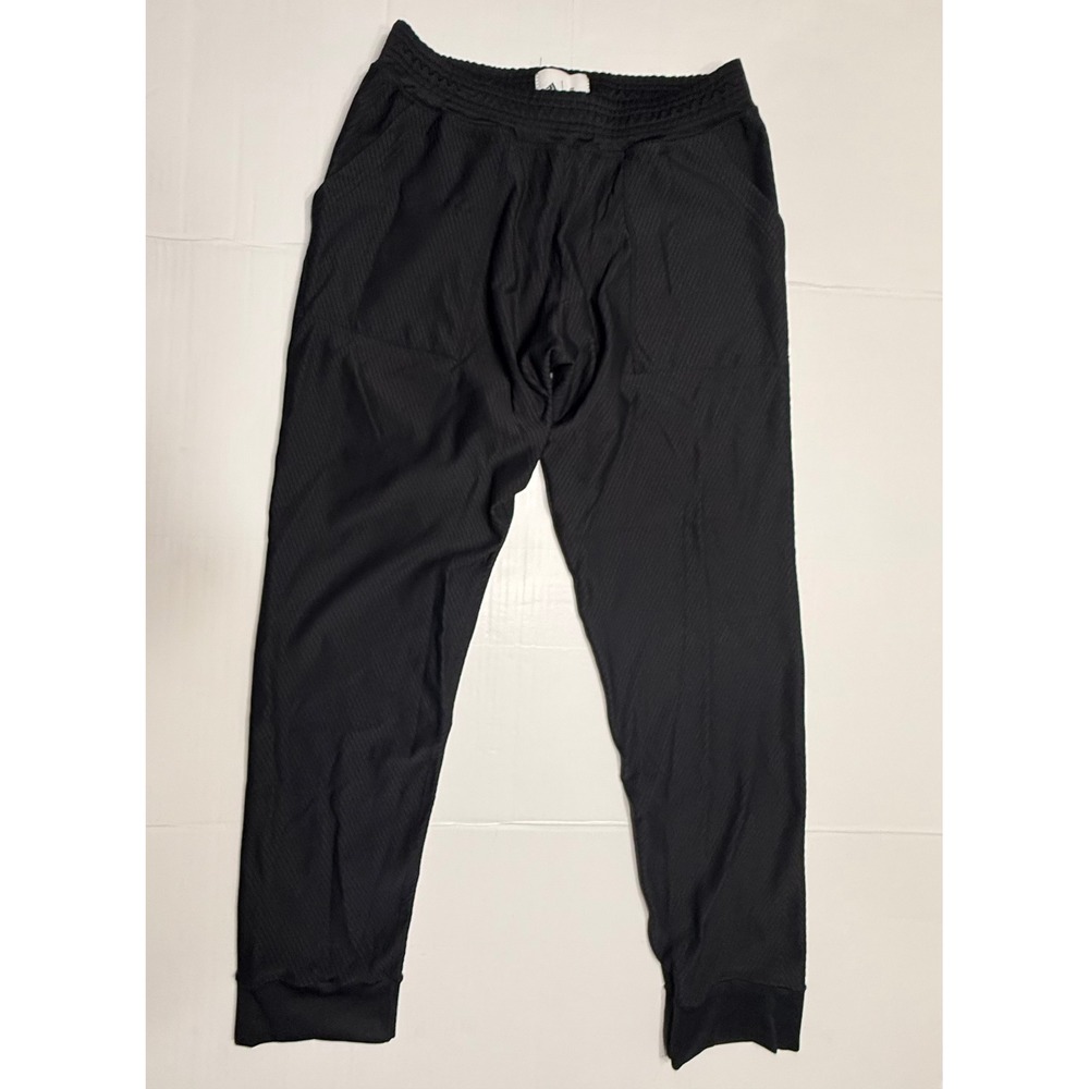 Adidas Reigning Champ Mens Joggers Black Textured Athletic Sweatpants Size M/L
